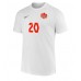 Fotballdrakt Herre Canada Jonathan David #20 Bortedrakt VM 2022 Kortermet
